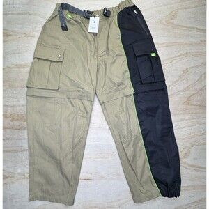 NEW Nike x Feng Chen Wang Cargo Pants Khaki Shorts Mens Sz 2XL DV4004-255